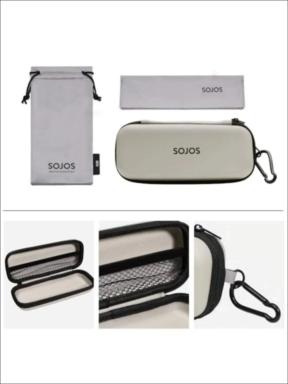 Square Polarized Sunglasses UV400 Protection TR90 Nylon Full Frame Outdoor
